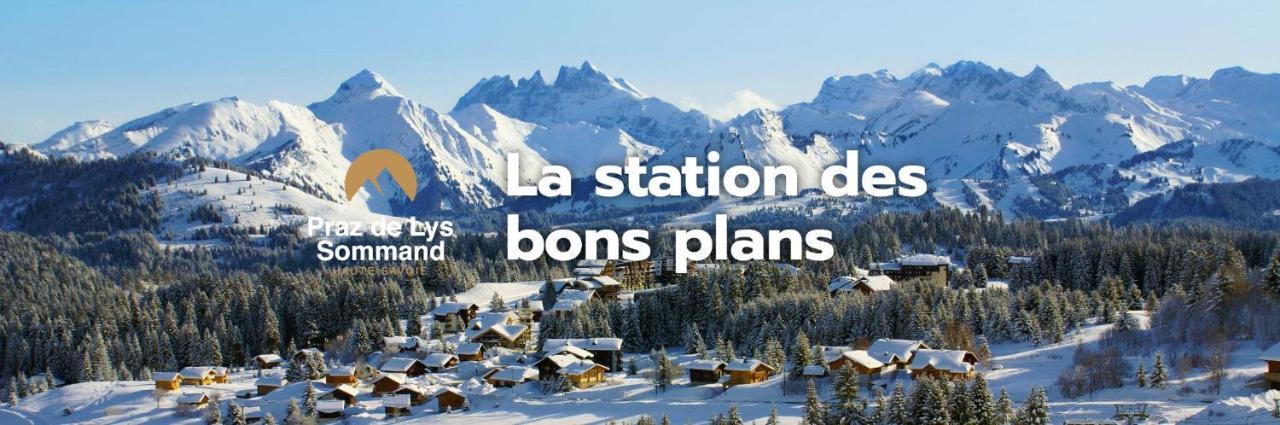 Studio Cabine Praz De Lys Taninges Eksteriør bilde